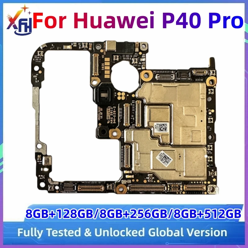 

Материнская плата для HUAWEI P40 Pro Φ материнская плата китайская версия оригинальная 128 ГБ 256 ГБ 512 ГБ логическая плата с полными чипами
