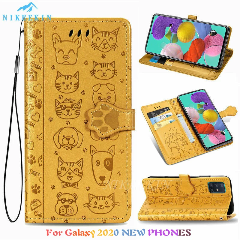 Кожаный чехол-книжка для Samsung S21 FE A22 S20 A32 A52 A72 A12 A21S A31 M31S M30S M51 M21 A02S A71 A51 A11 A41 A50