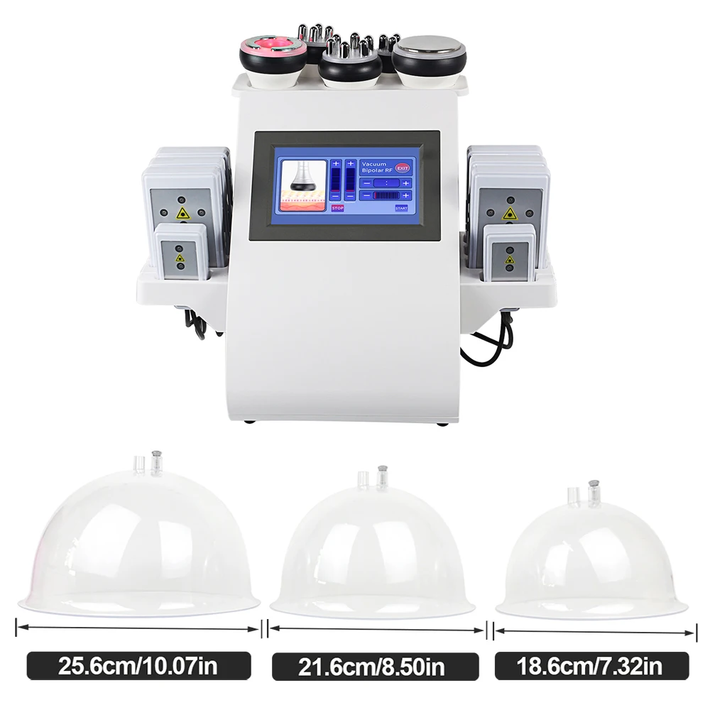 Y Shaped Hose for Buttocks Lifting Cups Big Size Vacuum Cupping Nozzle for 6 in 1 Cavitation RF Lipo Laser Weight Loss Machine