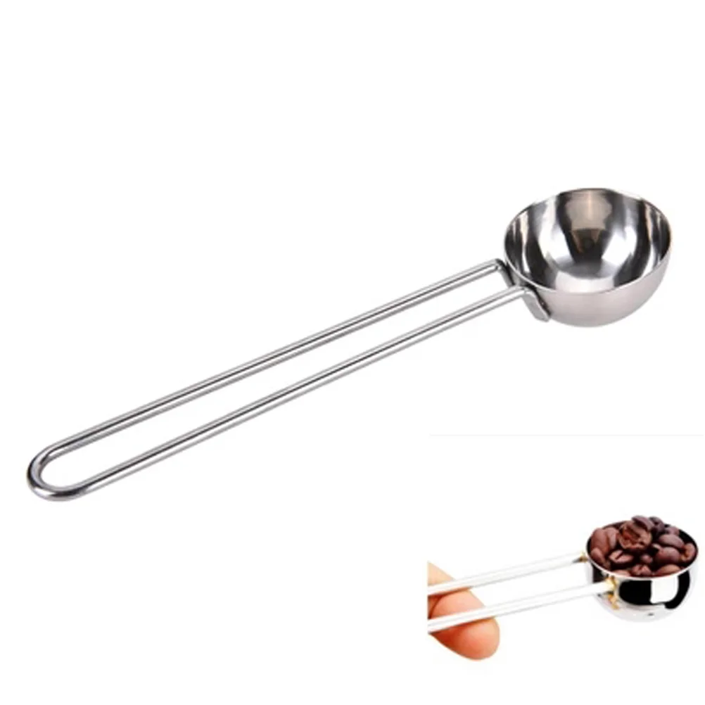 

Coffee Spoon Scoop Measuring Powder Metal Baking Fruit Tablespoon Tool Handle Teaspoon Green Sugar 30Ml Spoons
