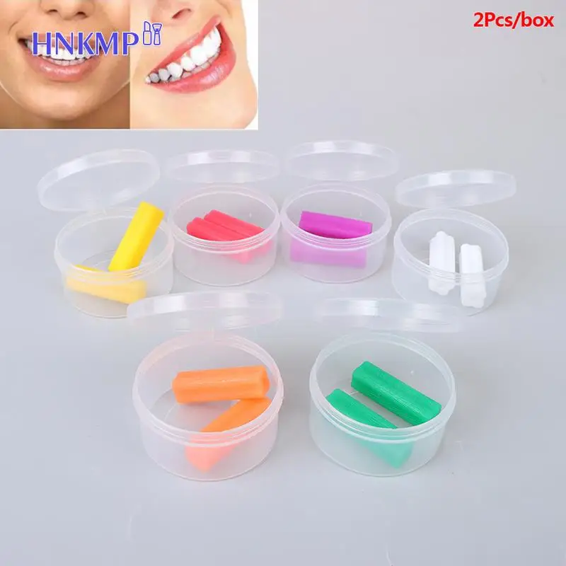 

2Pcs/Pair Aligner Chewies Invisible Retainer Seater Orthodontic Silicone Stick Perfect Smile 5 Colors Option