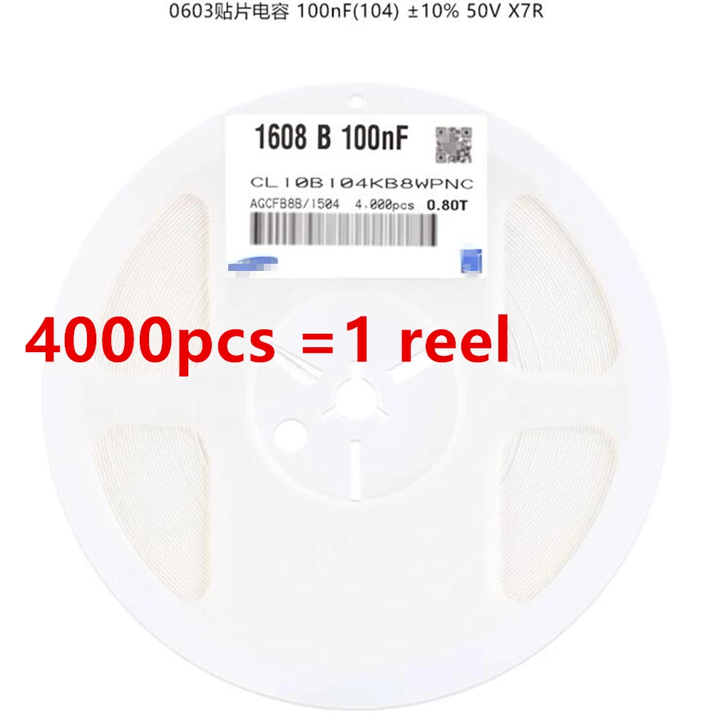 SMD конденсатор RXDna 0603 100nF | AliExpress