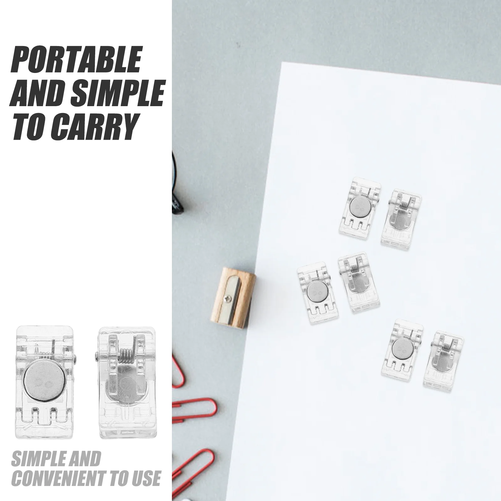 10 шт. держатель для бейджа настенные зажимы именные пружинные односторонние