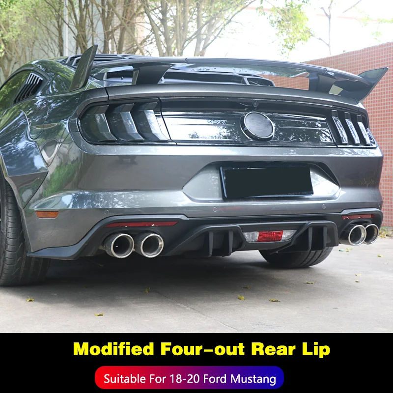 Обновленный и модифицированный задний спойлер для губ 18-20 с четырьмя выходами