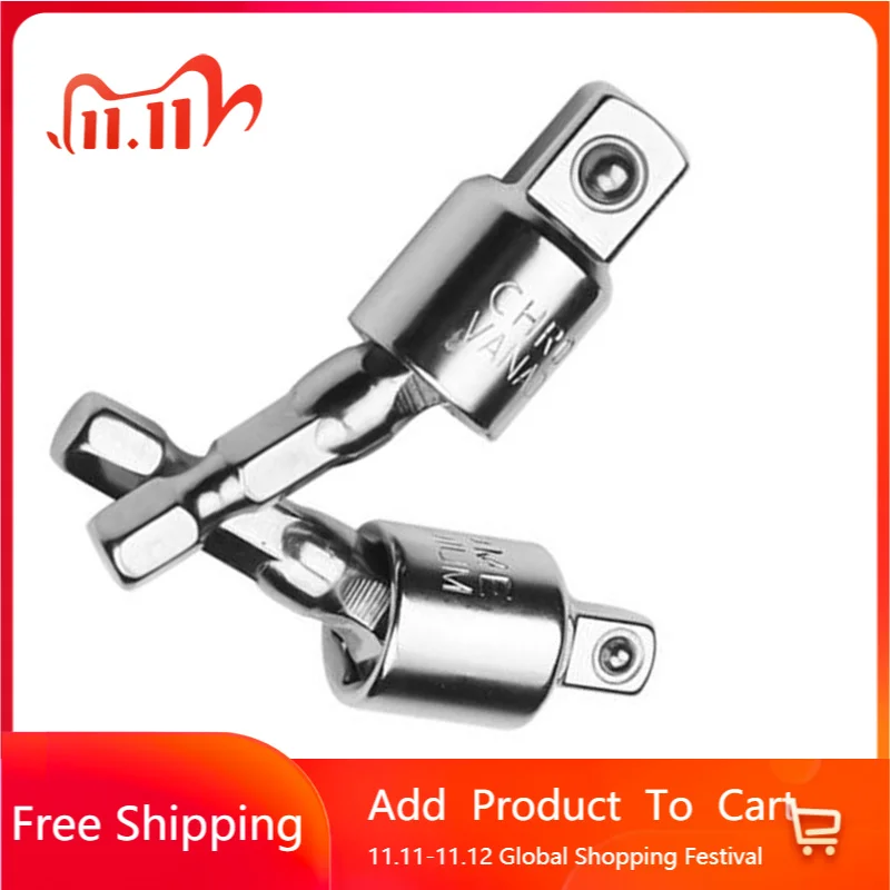 

2pcs/Set 1/4 3/8 Hex Shank Impact Driver Power/Tool Drill Bits Socket Adapter
