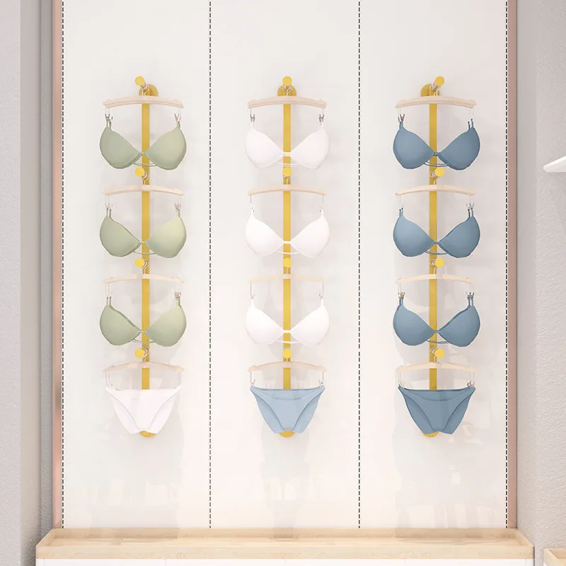 

Современная демонстрационная стойка для магазина одежды, полка для магазина нижнего белья на стену, специальная вешалка для одежды, домашние аксессуары, настенный крючок