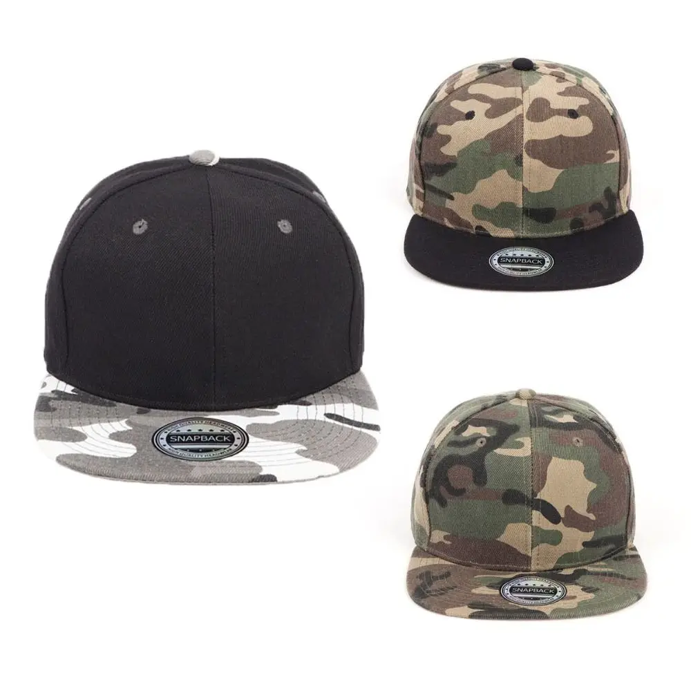 

New Army Plain Trucker Flat Baseball Cap Camouflage Hat Hip Hop Cap Snapback Hat