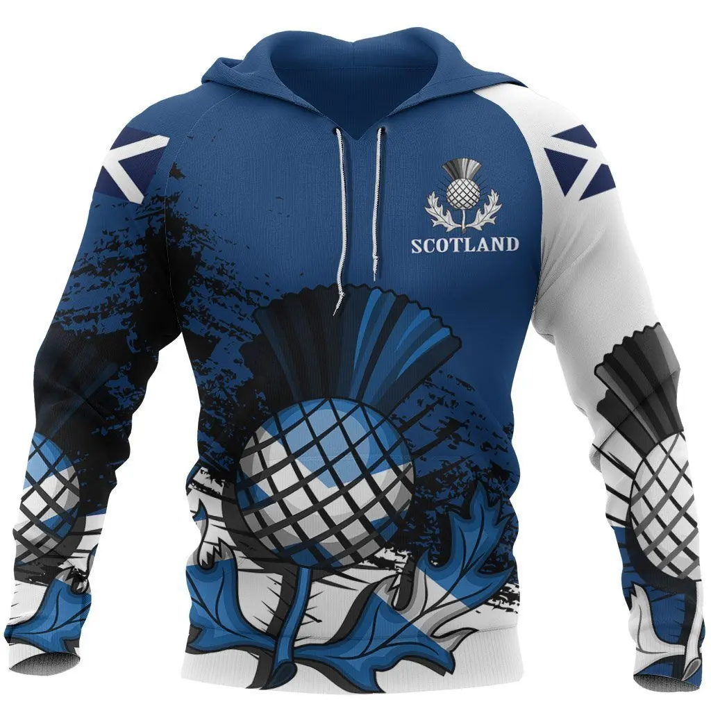 

Mens 3D Print Hoodies Scotland Sports Harajuku Pullover Unisex Hood Sweatshirts Jacket Hip-Hop Women New Streetwear Outwear