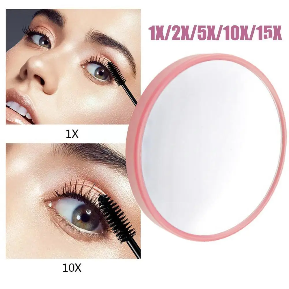 

1PCS 15/10/5X Magnifying Vanity Mirror Ultra-thin Makeup Make Makeup Mirror Magnifying Cups Round Mini Mirrors Up Tools Suc Q6M2