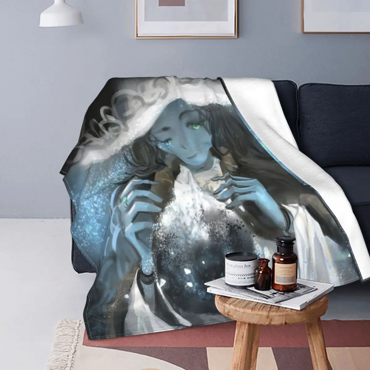 

Одеяло Elden для игры в кольца, флисовое украшение, портативное очень теплое одеяло для дома и автомобиля