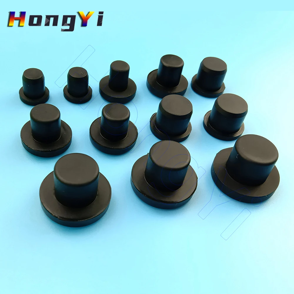 

5 шт. черные силиконовые уплотнительные заглушки 2-14 мм