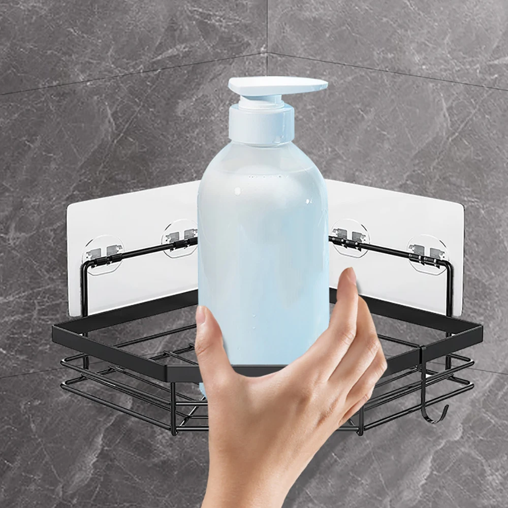 Полка для ванной комнаты держатель душа треугольные полки из нержавеющей стали