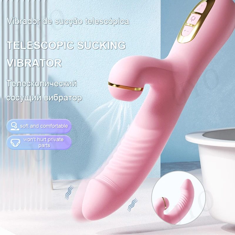 Женский Выдвижной вибратор для сосания точки G вагинальная стимуляция клитор
