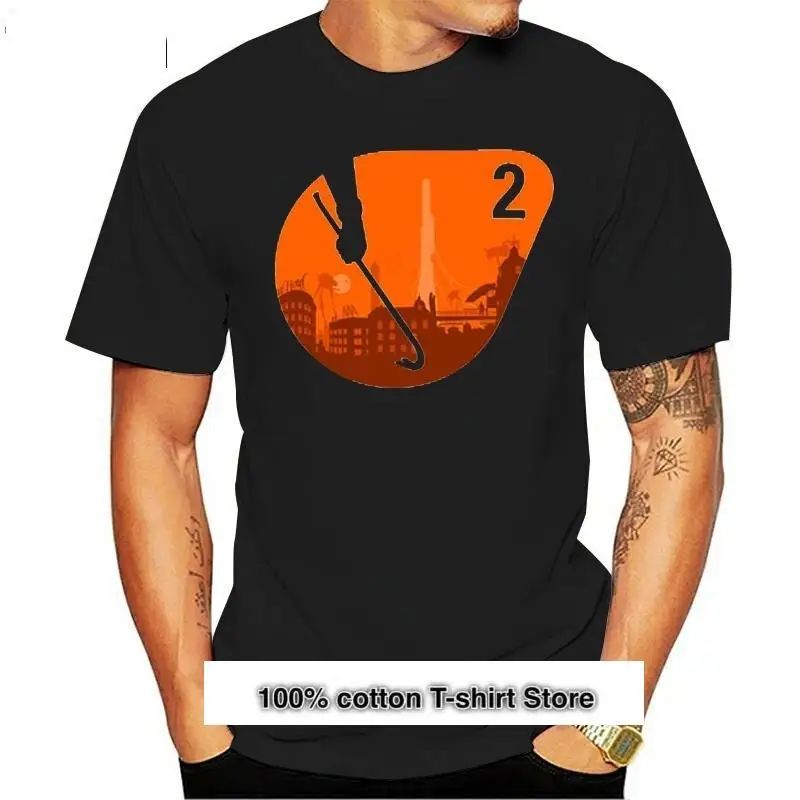 

Camiseta de media vida 2 para hombre, camisa de manga corta 100% de algodón, Tops de chico carismático, 2019