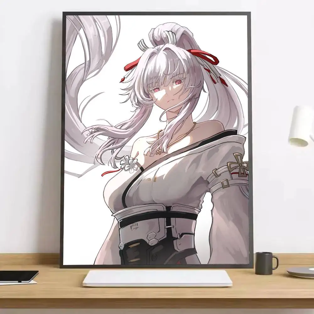 Фото Наклейка на стену Hiyuki Anime W-wuthering Waves Art, водонепроницаемая, для дома, гостиной, спальни, бара, эстетическое украшение №5