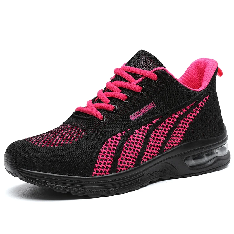 

Air Cushion Running Shoes Women Breathable Casual Shoe Outdoor Light Weight mesh Sports Shoes Casual Walking Platform Sneakers