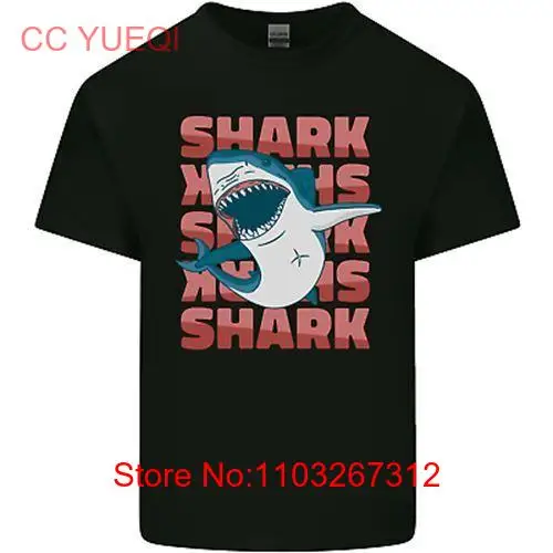 Мужская хлопковая футболка A Great White Shark