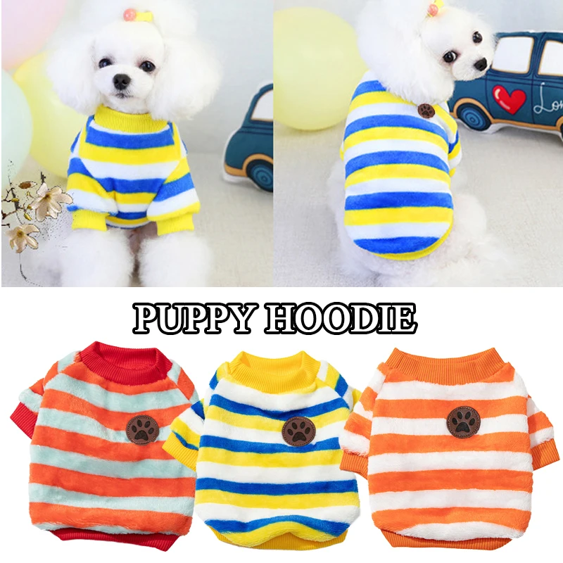 

Christmas Short Sleeve Summer Puppy Dog Accessory Pet Vest Dog Shirt Dog Clothes Comfortable Soft Simple Durable Stripe Cute