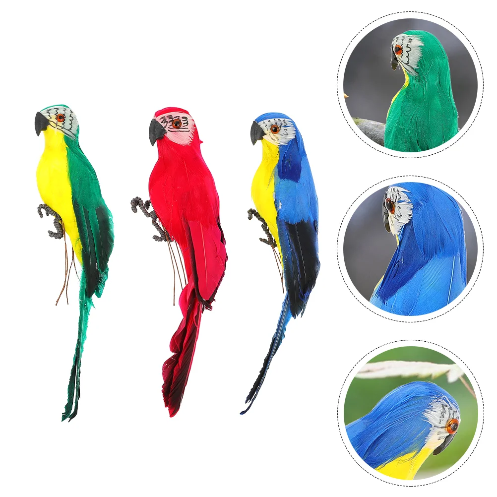 

Parrot Bird Walldecor Garden Figurine Wedding Pigeon Statue Ornament Model Fake Pendant Decorativehanging Sculpture