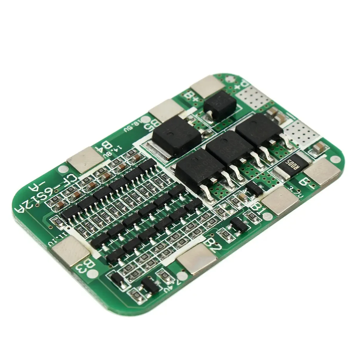 Модуль защиты li-ion аккумуляторов PCB BMS 6S 18650 12A | Электроника