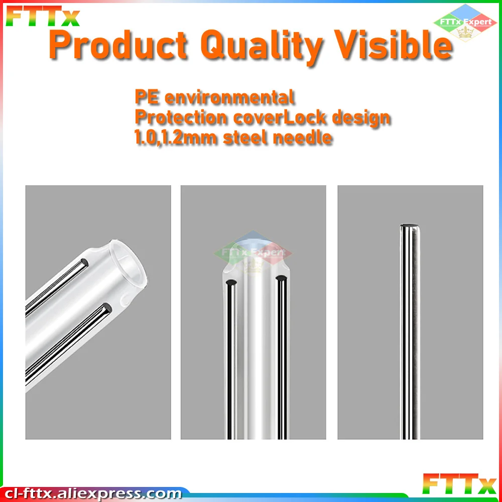 1000pcs/Lot 40mm 45m 60mm Fiber Optic Fusion Protection Splice Sleeves Heat Shrink Tube Fiber Optic Hot Melt Tube For Drop Cable