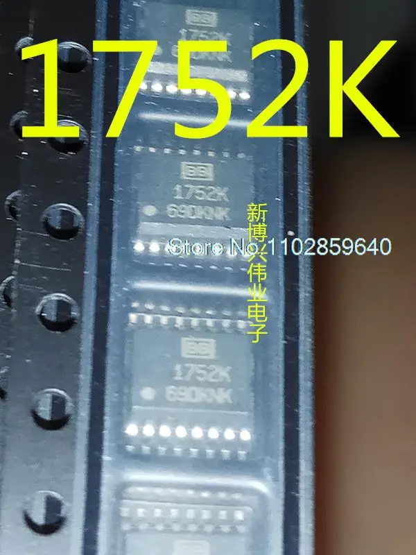 

10PCS/LOT PCM1752KDBQR 1752K IC SSOP16