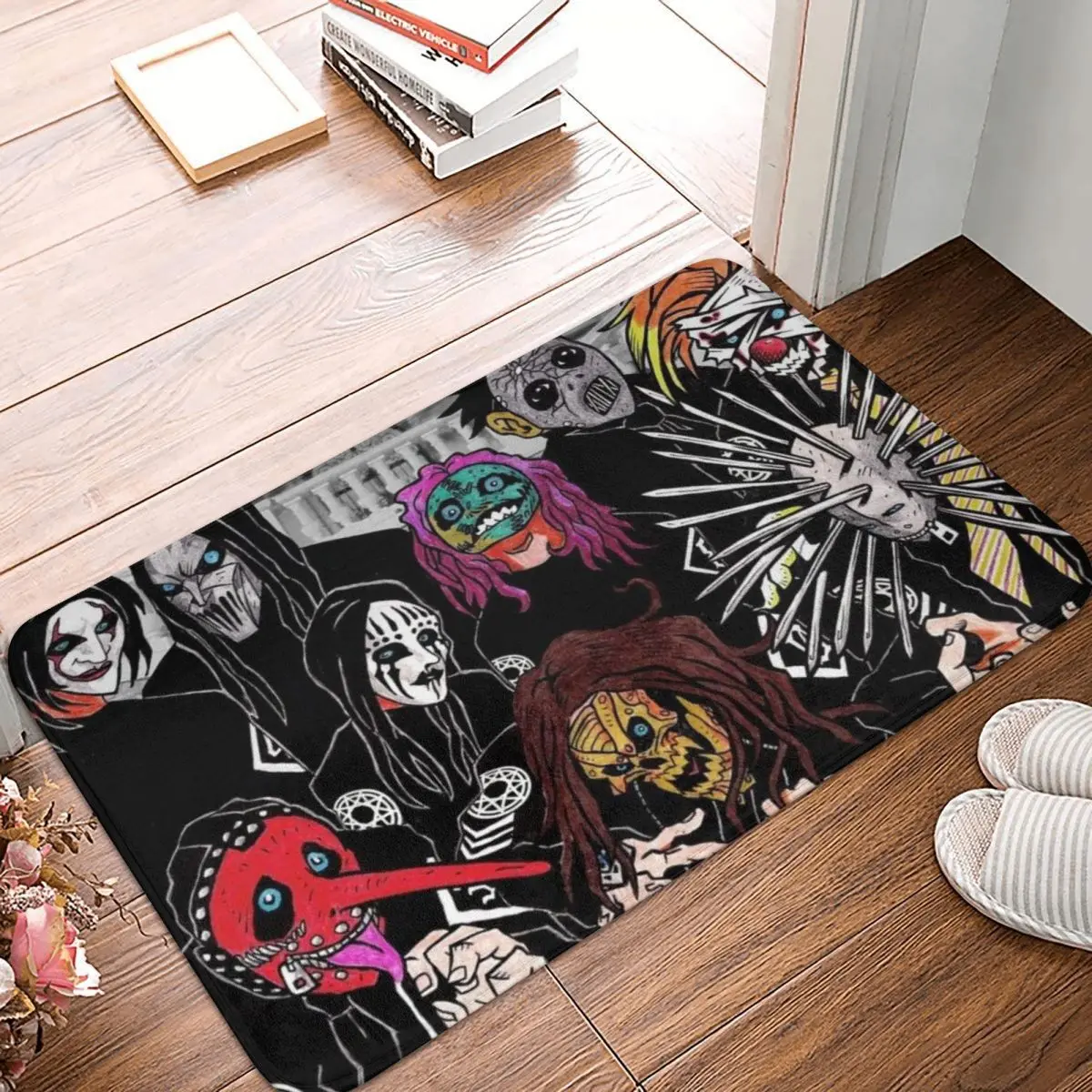 

Cartoon PhotoBedroom Mat Heavy Metal Band Doormat Kitchen Carpet Outdoor Rug Home Decor