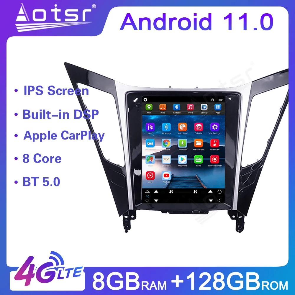 

Android 11 Automotive Multimedia Player Stereo For Hyundai Sonata 2012 2013 2014 2015 GPS Navi Autoradio Autostereo BT Head Unit