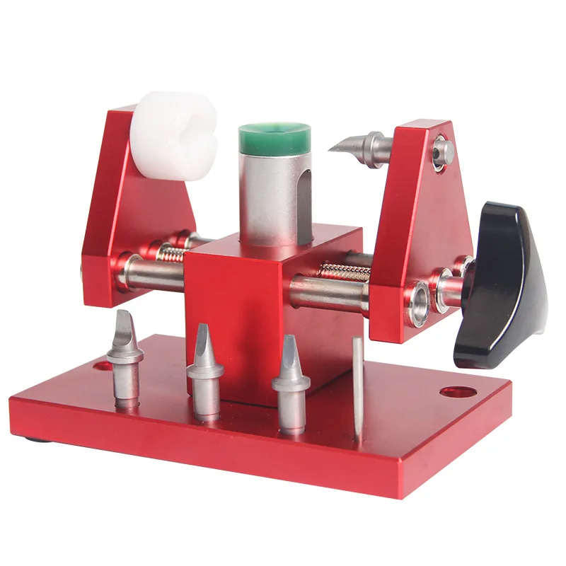 Watch Repair Tool Cover Opener With Replacement Cutter Head Press Fixed Table Watch Back Cover Pry Bottom Machine