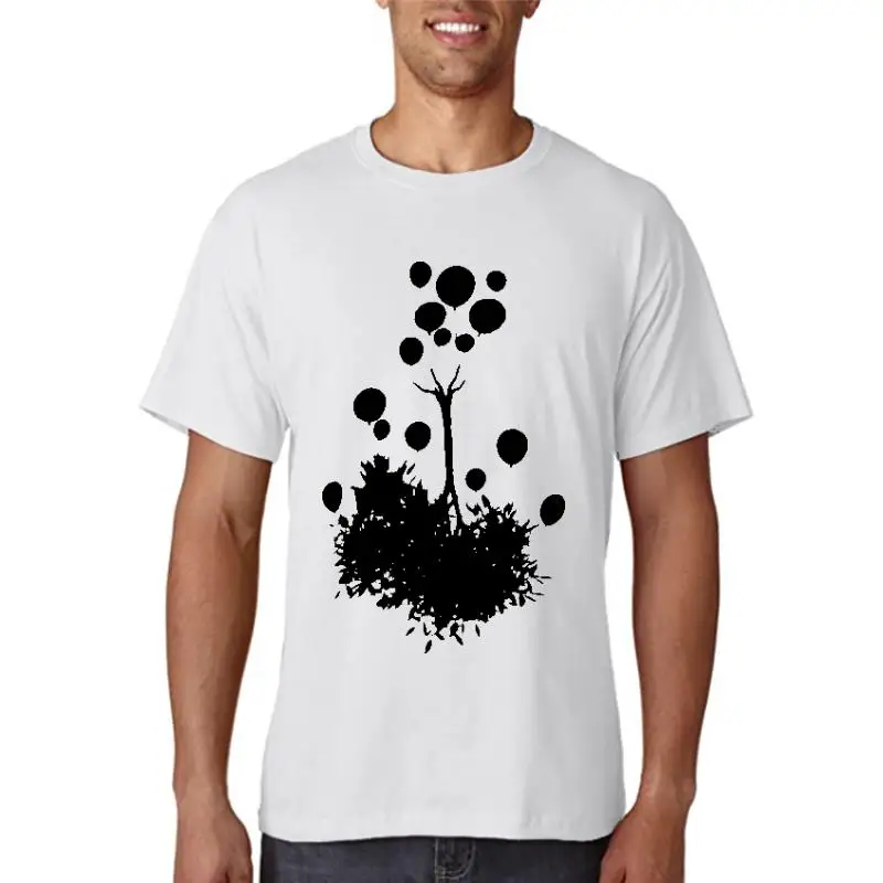 

Mens Graphic T-Shirt Save the Trees Hand Screen Printed men t shirt