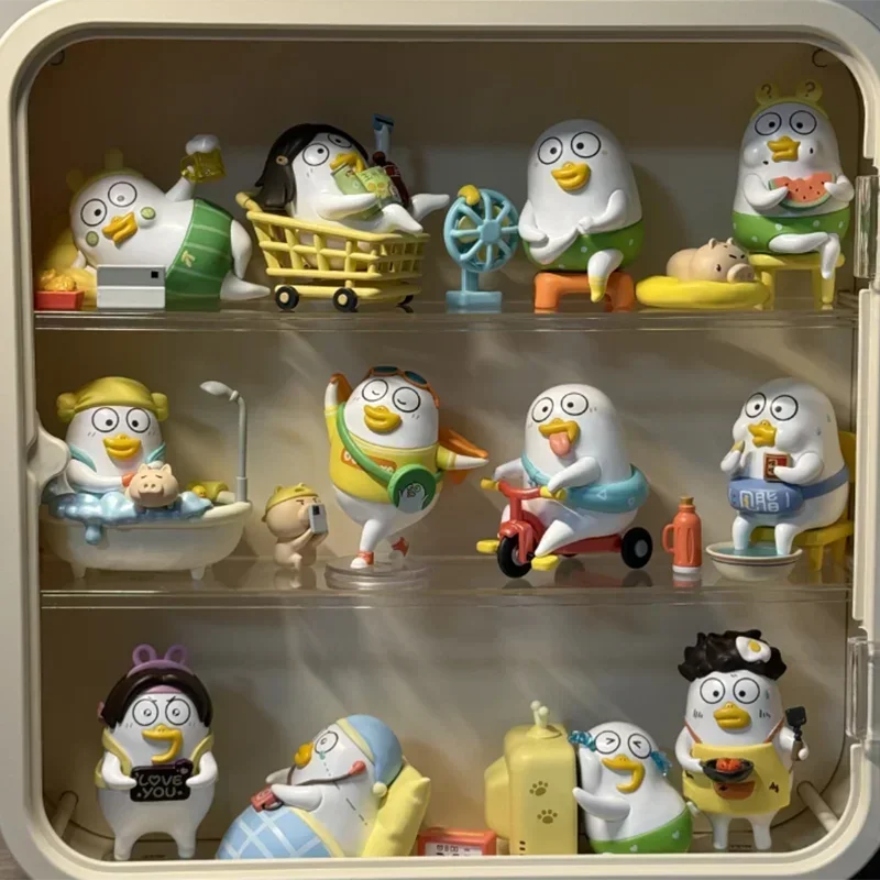 Фото Nuine Duckyo Leisure Life Series слепая коробка игрушки Kawaii кукла Caja Ciega фигурка Caixas модель-сюрприз игрушка Xmas Mystery Box №3