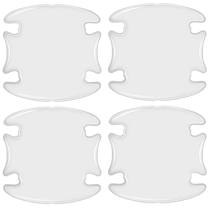 

Прозрачные защитные наклейки для автомобильной дверной ручки, чаши, наклейки, защита от царапин, защита от столкновений, невидимая прозрачная полоса