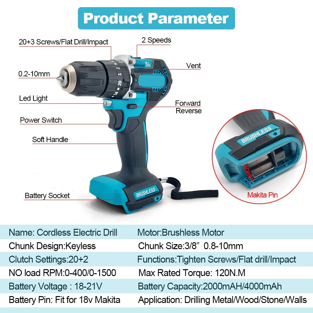 Дрель-шуруповерт Makita аккумуляторная 18 в LXT