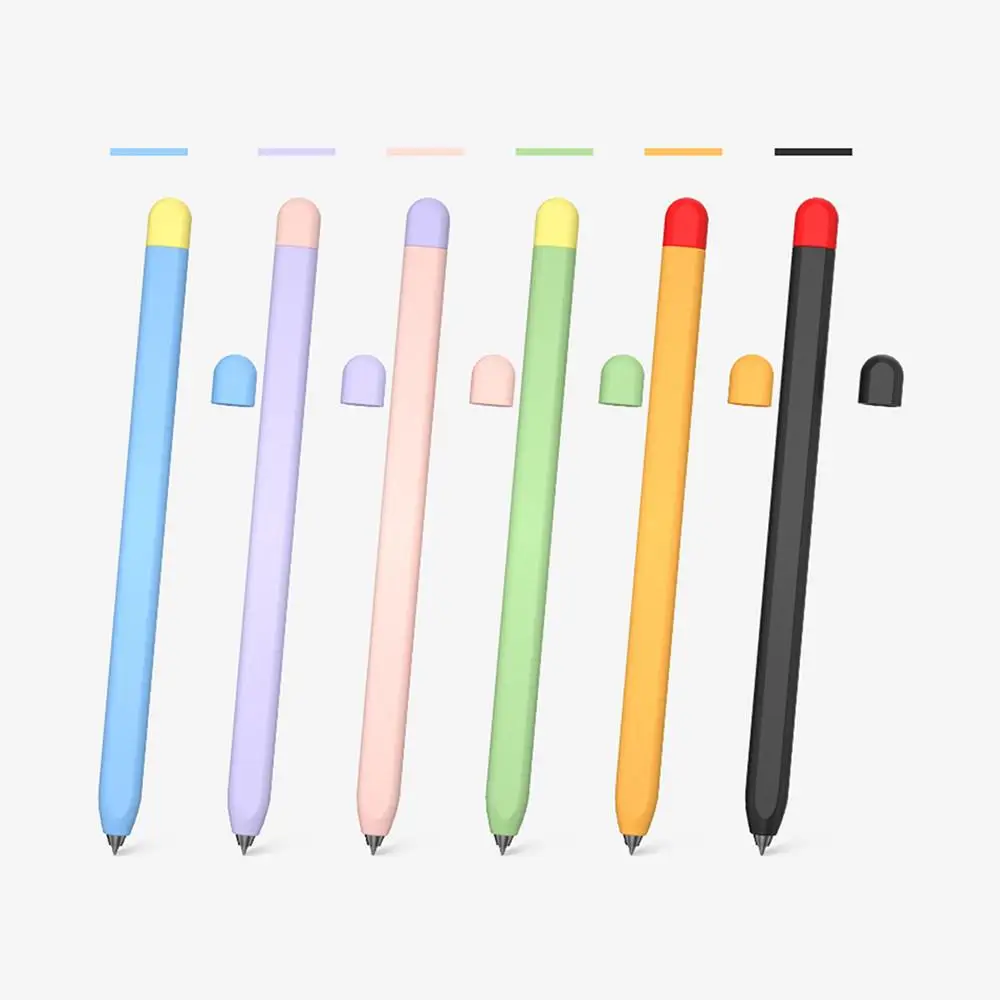 

Tablet Stylus Silicone Cover Contrast Color Soft Protective Sleeve Compatible For Samsung Tab S7/7plus/8/8plus