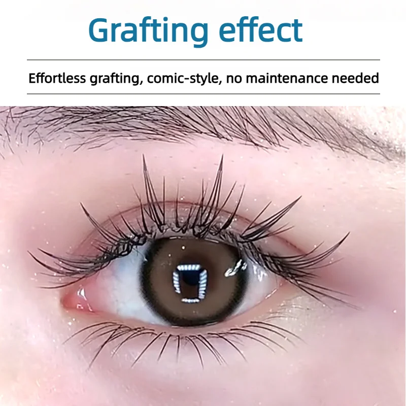 Фото Накладные ресницы Cartoon Elf Fairy Lash Extensions: ультратонкие индивидуальные ресницы с эффектом объема |   Мягкие, не спутывающиеся и профессионального качества №2