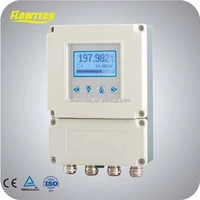 iso9001 manufacture high pressure price remote type magnetic electromagnetic emf flow meter converter