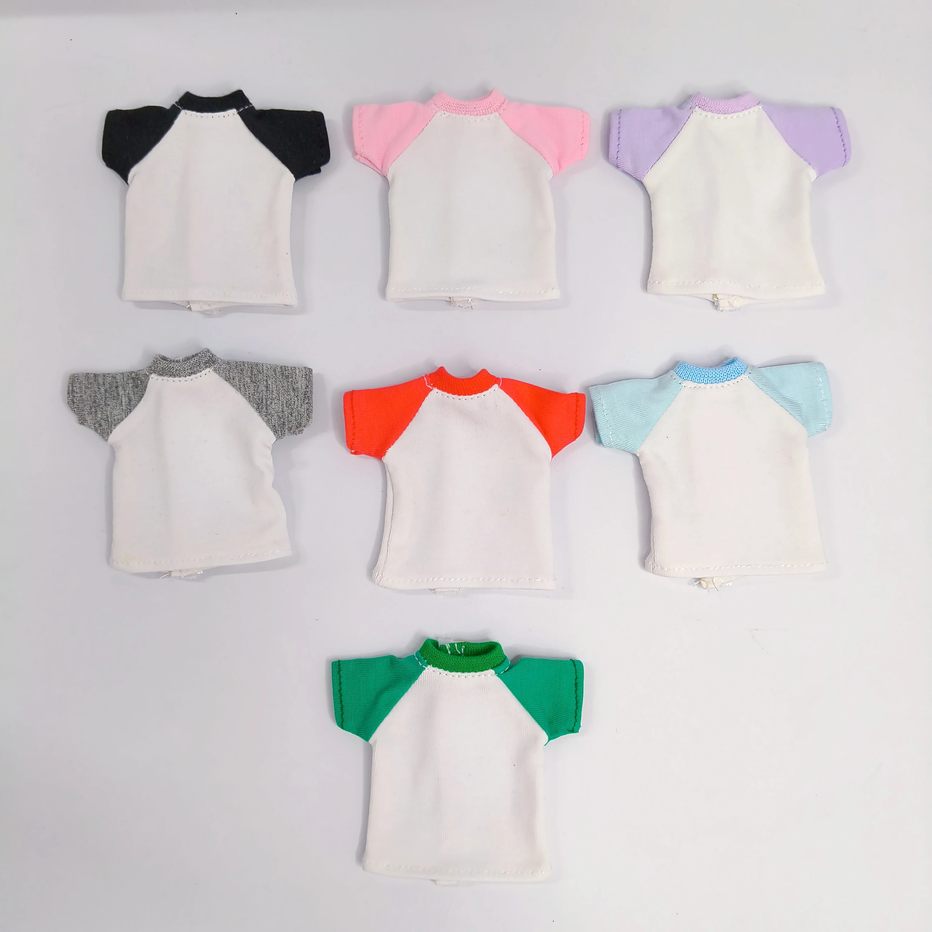 Фото Новая одежда для кукол Blyth: футболка с коротким/длинным рукавом в спортивном стиле, с круглым вырезом, для Azone, Momoko, аксессуары для кукольной одежды. №3