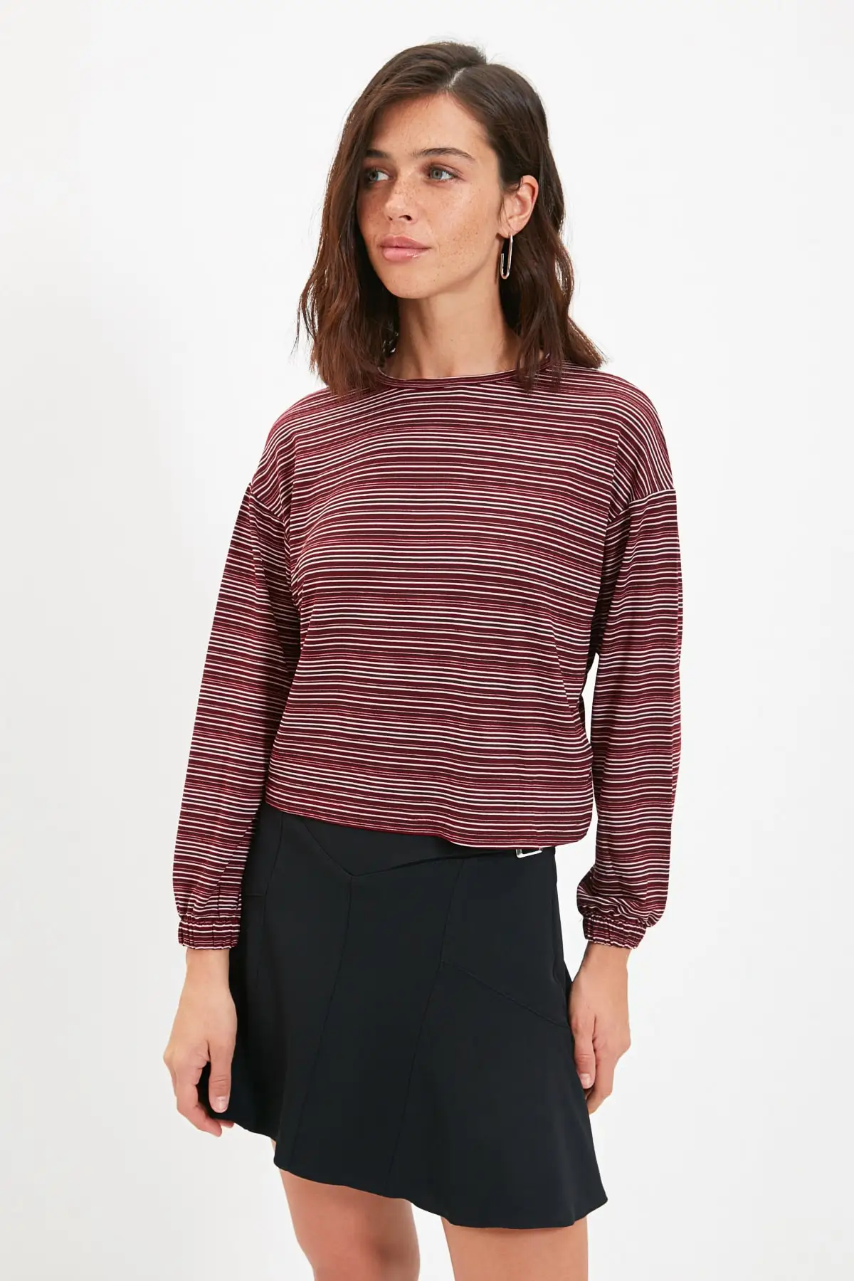 

Trendyol Striped Knitted Blouse TWOAW22BZ0854