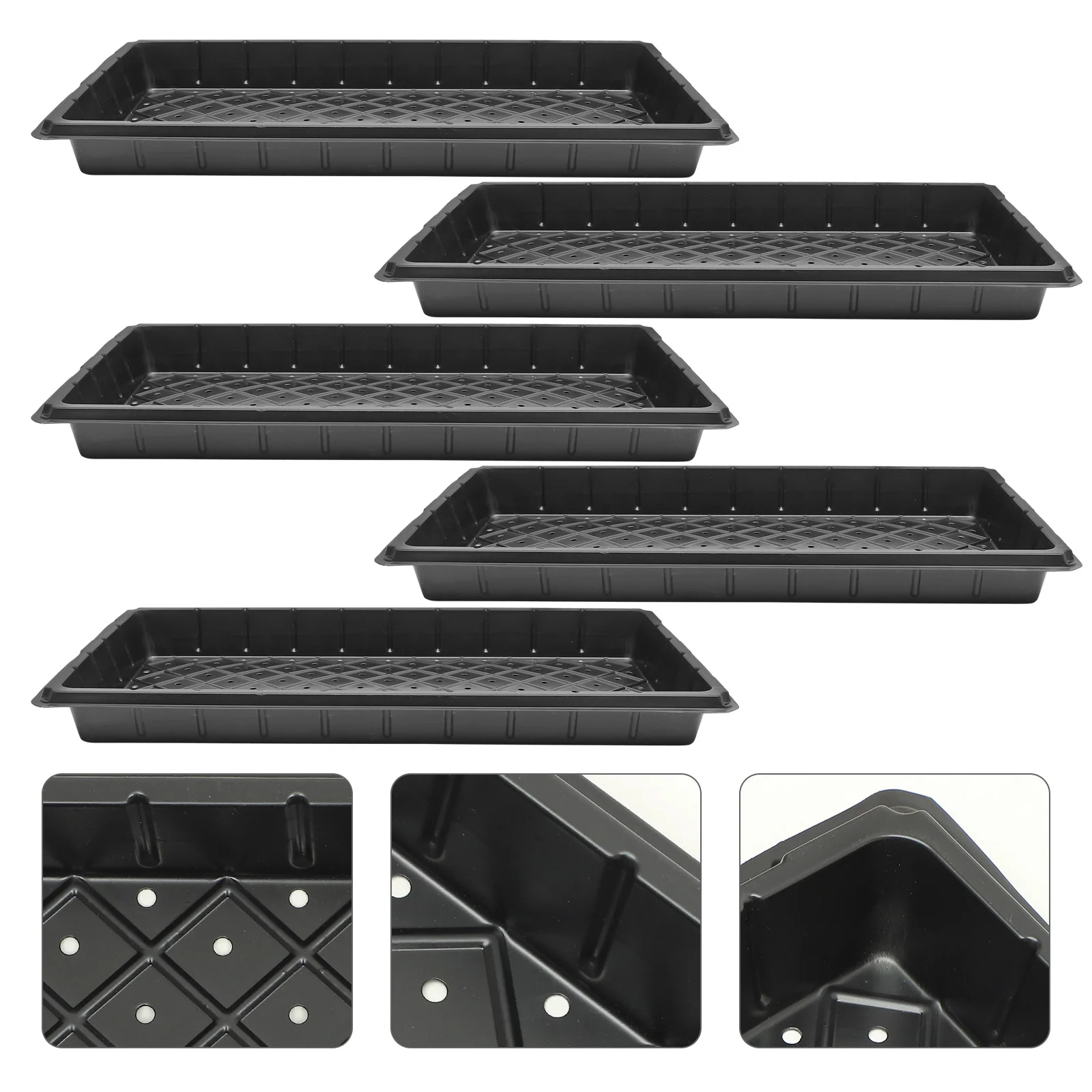 5 шт. лоток для выращивания саженцев 1020 лотков с отверстиями