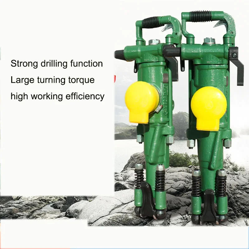 Сильная мощность двойного назначения пневматическая дрель для камней с ножкой