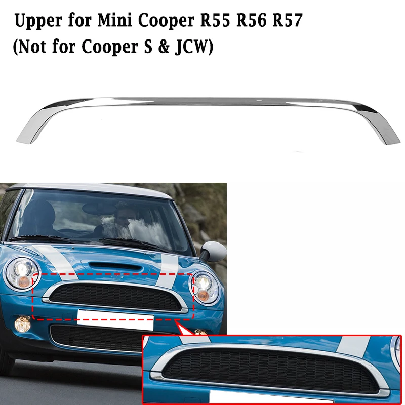 

Передний бампер, сотовая решетка, сетчатые накладки для Mini Cooper S JCW R55 R56 R57 2007-2015 51132751040 51112751624 51117209904