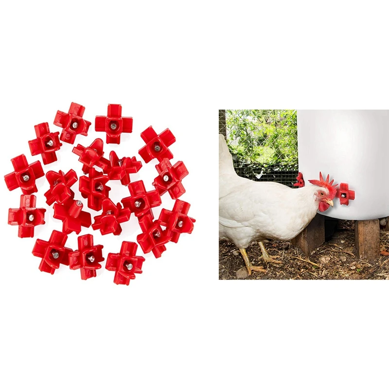 

Horizontal Side Mount Automatic Poultry Nipples Chicken Feeder Clean Drinker Waterer For Chicken Or Quail