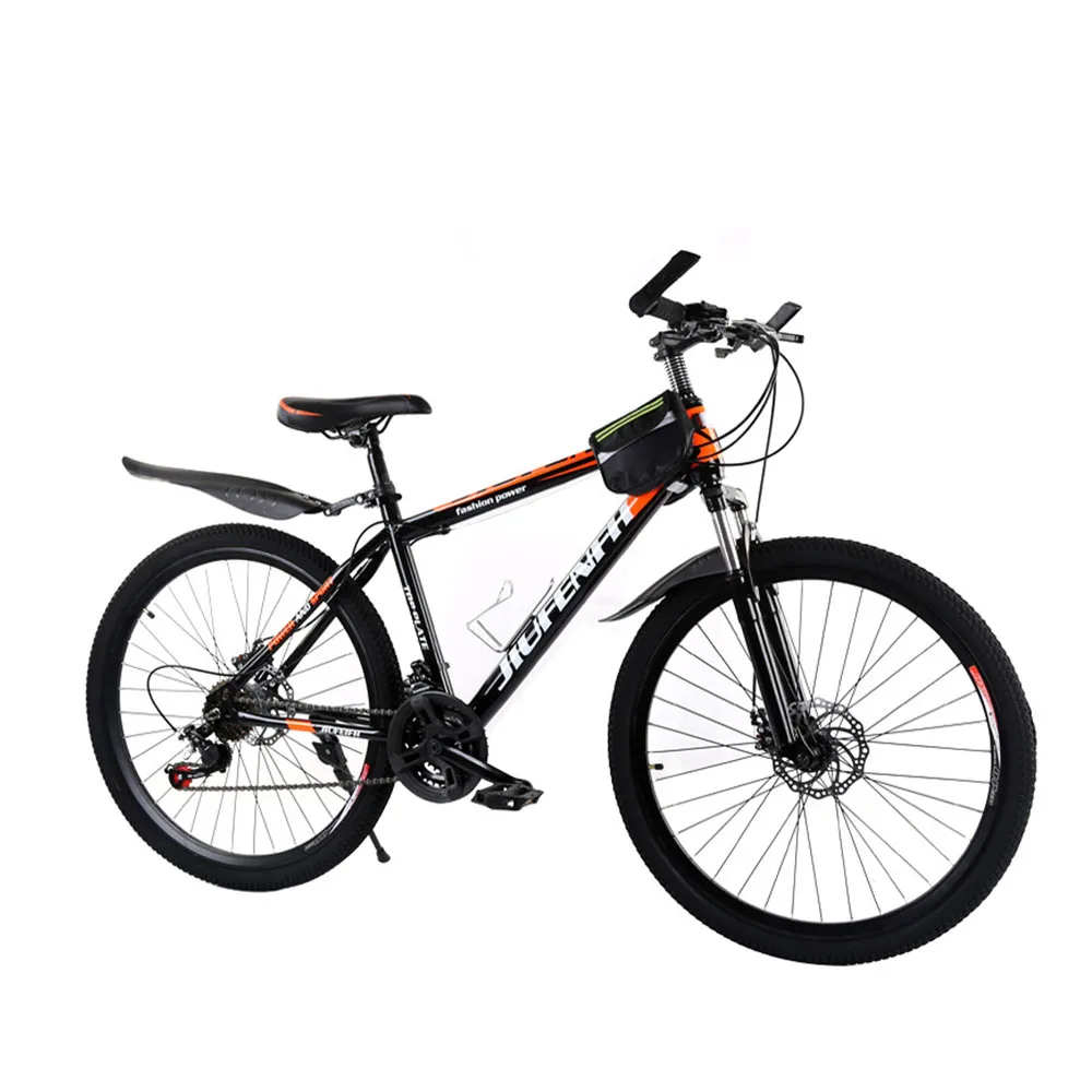 

24/26 Inches 21 Speed Mountain Bike Spoke Wheel Shock Absorption Front And Rear Dual Disc Brakes Childrens Bicycles