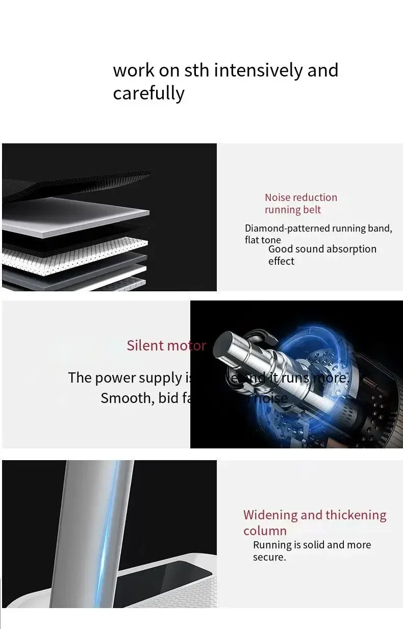 Лучшая подставка под стол для ходьбы домашняя Складная мини-беговая дорожка с