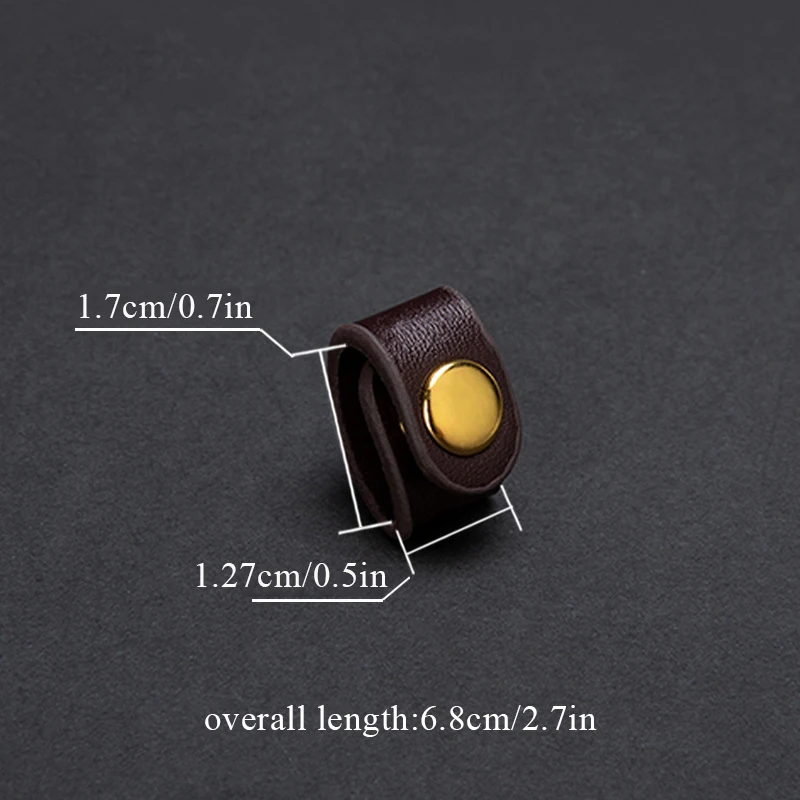 1PC PU Leather Handles Fixed Buckle Bag Strap Adjustment Hook Shorten Fixed Buckle Shoulder Strap Fixing Clip Bags Accessories