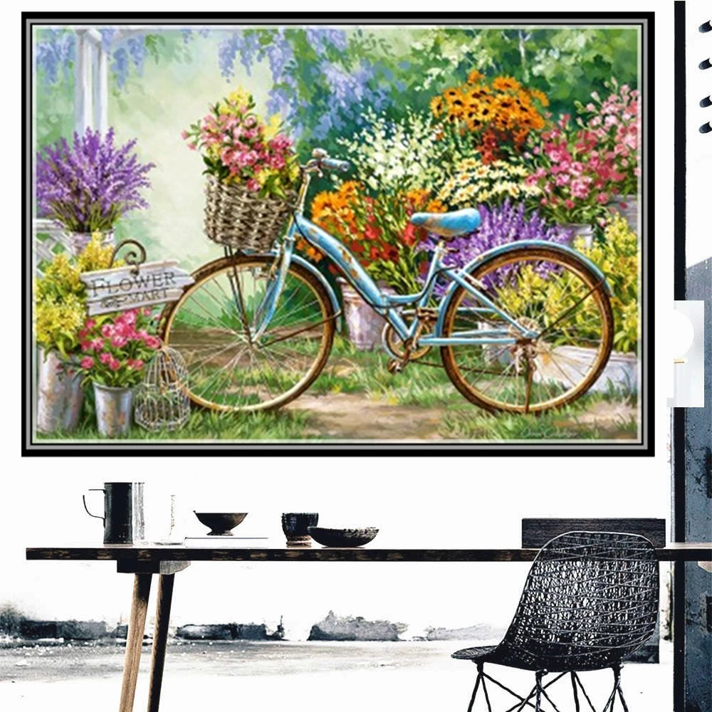 

DIY 5D Diamond Painting Landscape Series Lovely Full Drill Square Embroidery Mosaic Art Picture Of Rhinestones Home Decor Gifts