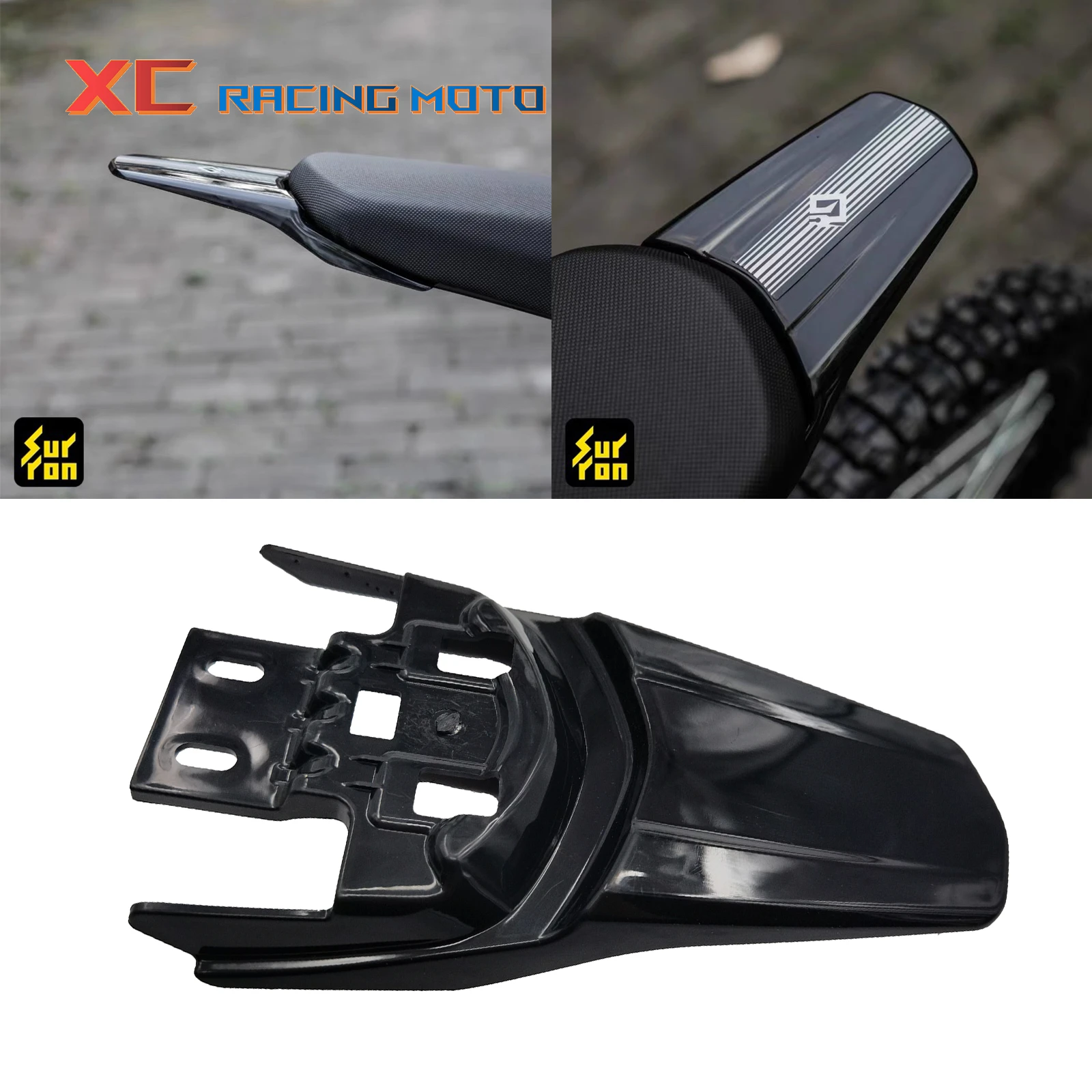 

Motocross E-bike Rear Fender Fit Accessories for Sur Ron Light Bee X and S Dirt Pit Mudguard Wheel Splash Guard Black