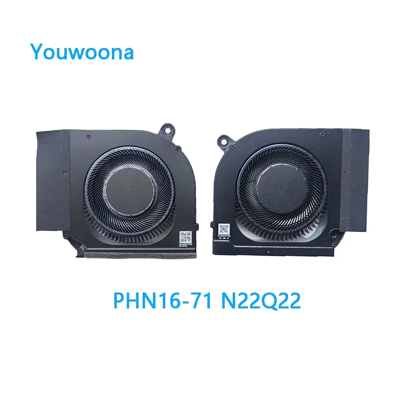 Фото Новый оригинальный охлаждающий вентилятор для ноутбука, процессора и графического процессора для ACER Predator Helios Neo 16 PHN16-71-5606 N22Q22 №1