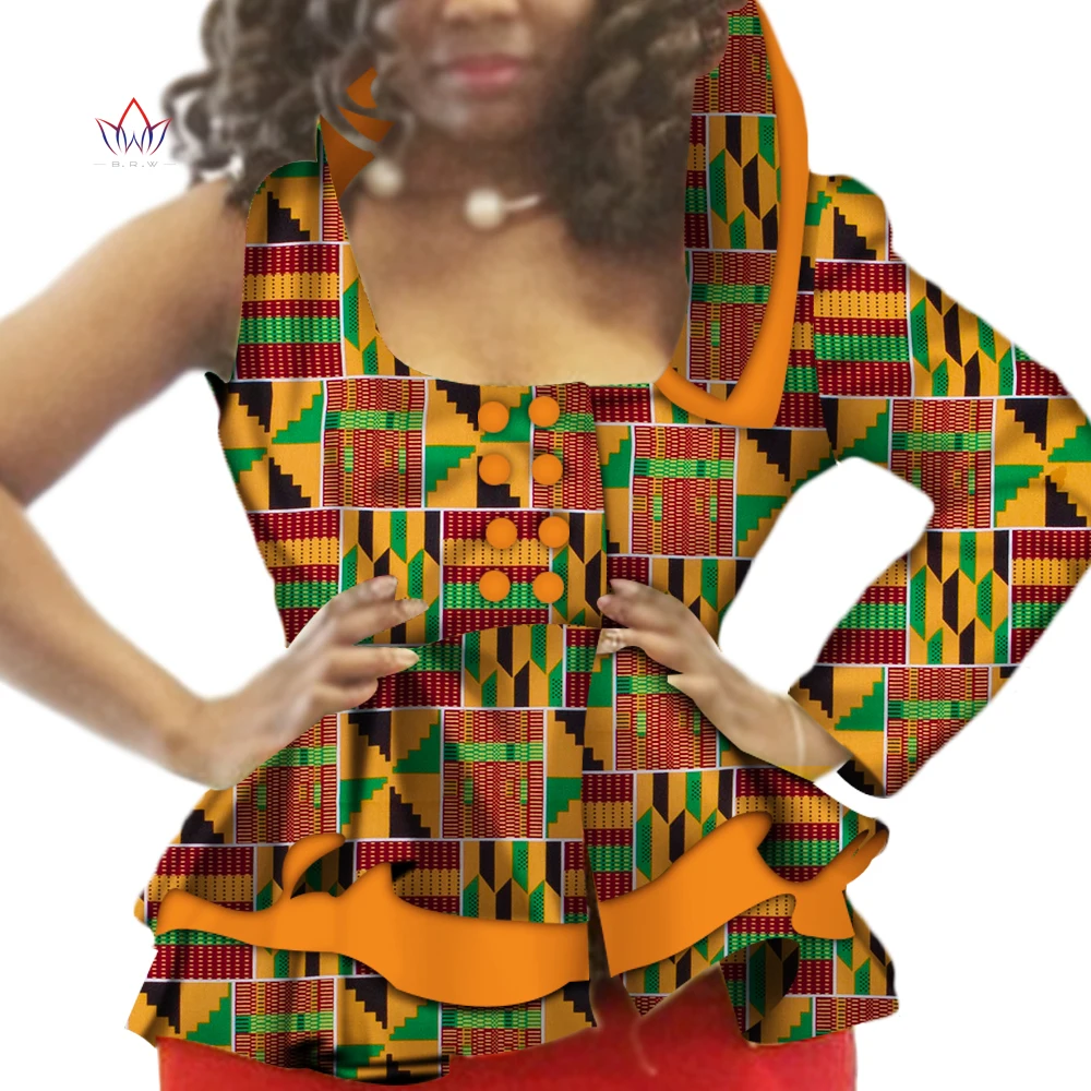 2021 Autumn african shirts for women Dashikis 6xl africa clothing Women traditional cotton Top plus size WY326 | Тематическая