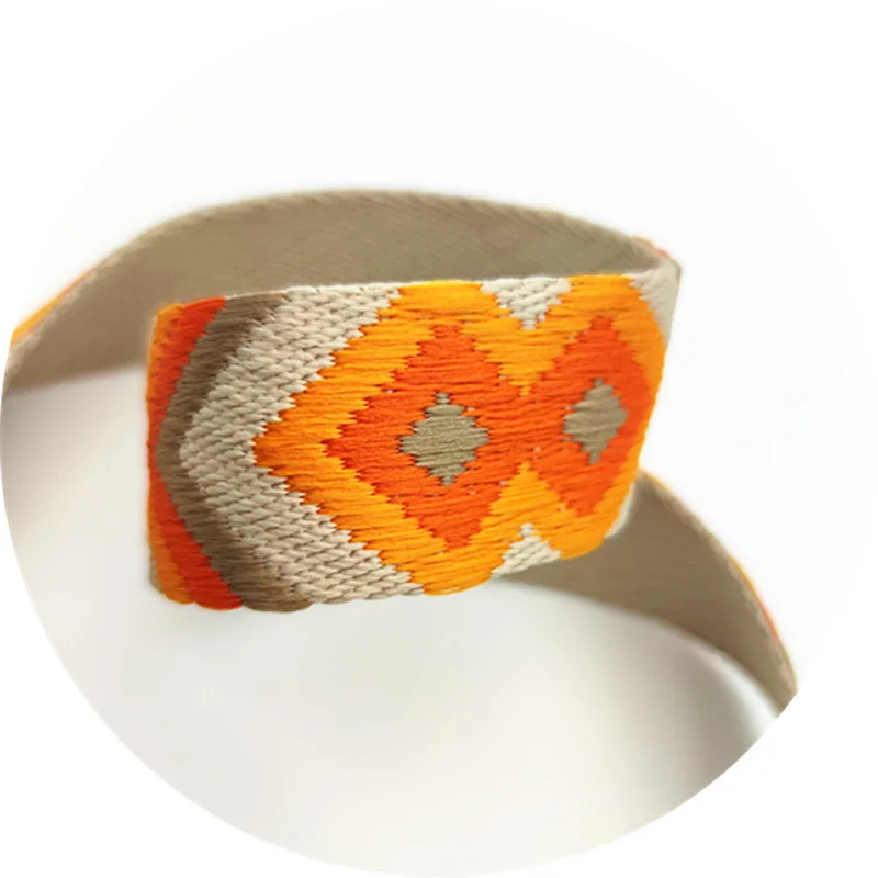 3.8cm Wide Women Shoulder Bag Strap Adjustable Replacement Messenger Purse Crossbody Belt Diamond Pattern Nylon Bag Accessories